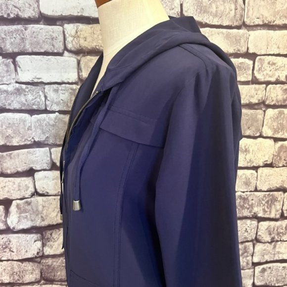Chico's Zenergy Navy 3/4 Sleeve Jacket Size Small - Picture 5 of 9